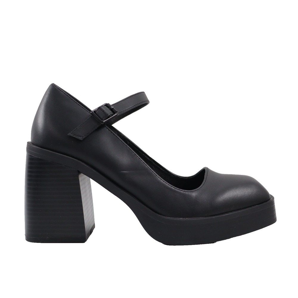 🔥NEW MIA Ophia Platform Chunky Mary Jane 60s Mod Heels, Black 8US/39EU MSRP$100